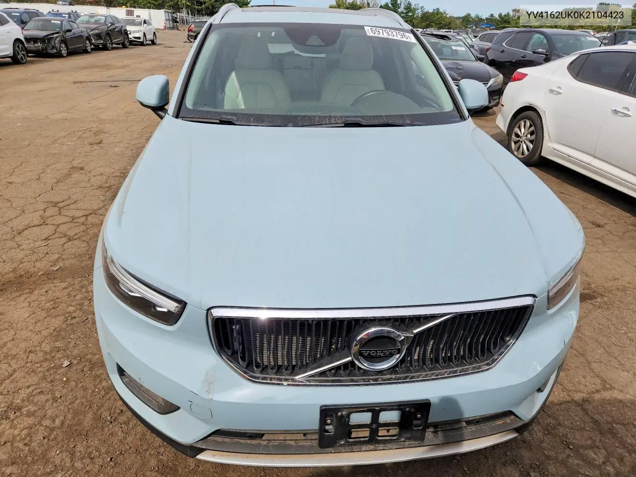 2019 VOLVO XC40 VIN YV4162UK0K2104423 — фото 5