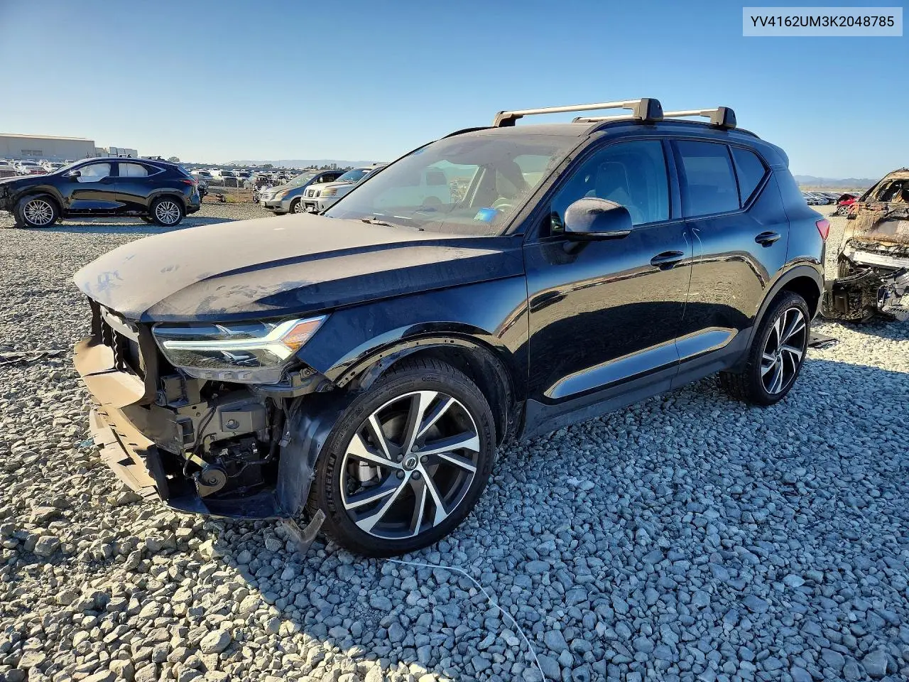 VOLVO XC40 2019, VIN YV4162UM3K2048785
