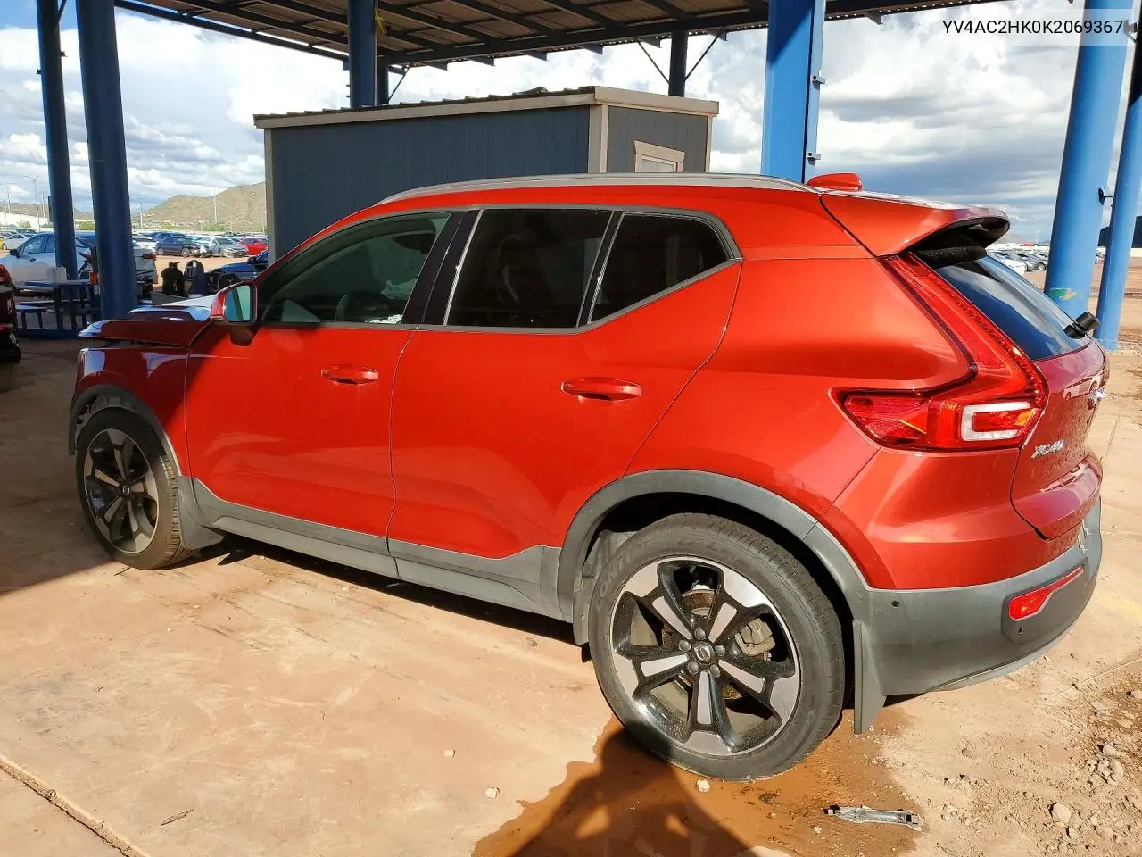 2019 VOLVO XC40 VIN YV4AC2HK0K2069367 — фото 2