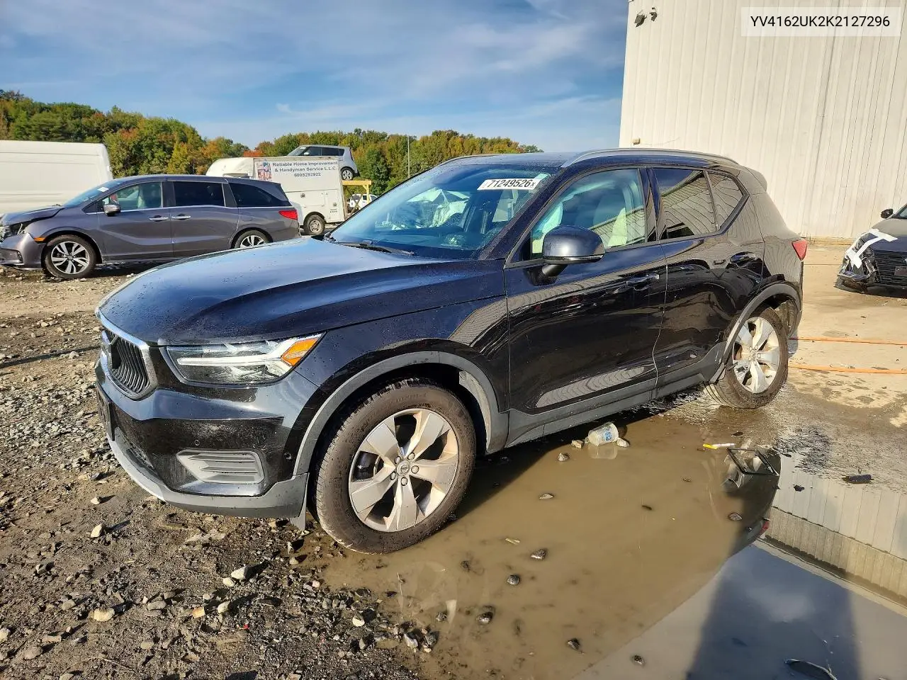 VOLVO XC40 2019, VIN YV4162UK2K2127296