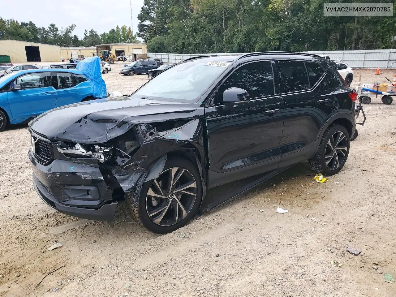 VOLVO XC40 2019, VIN YV4AC2HMXK2070785