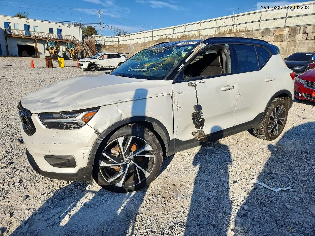 VOLVO XC40 2019, VIN YV4162XZ1K2002203