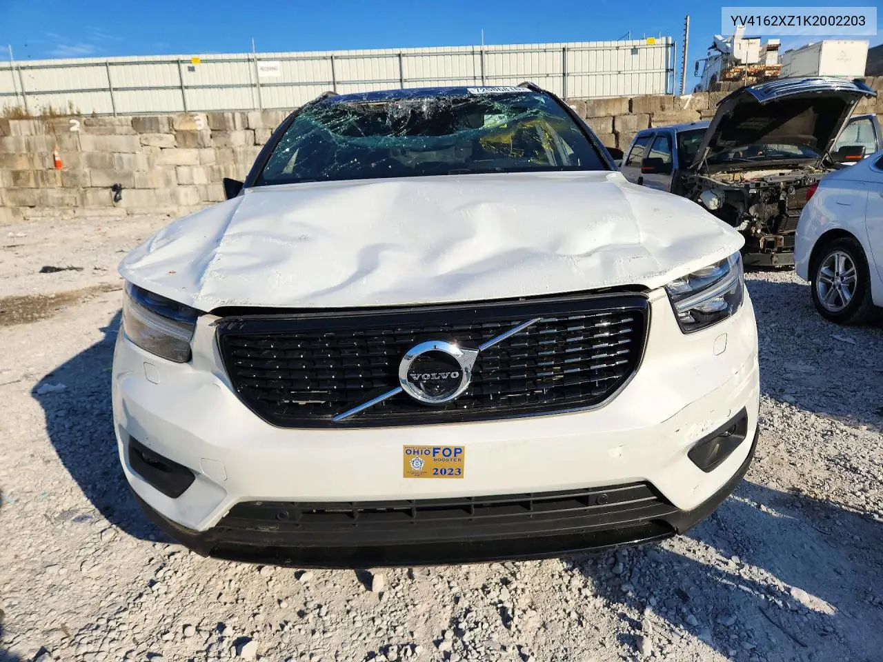 2019 VOLVO XC40 VIN YV4162XZ1K2002203 — фото 5