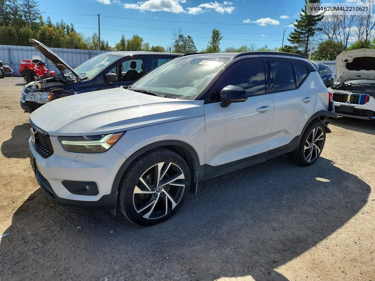 VOLVO XC40 2020, VIN YV4162UM4L2210621