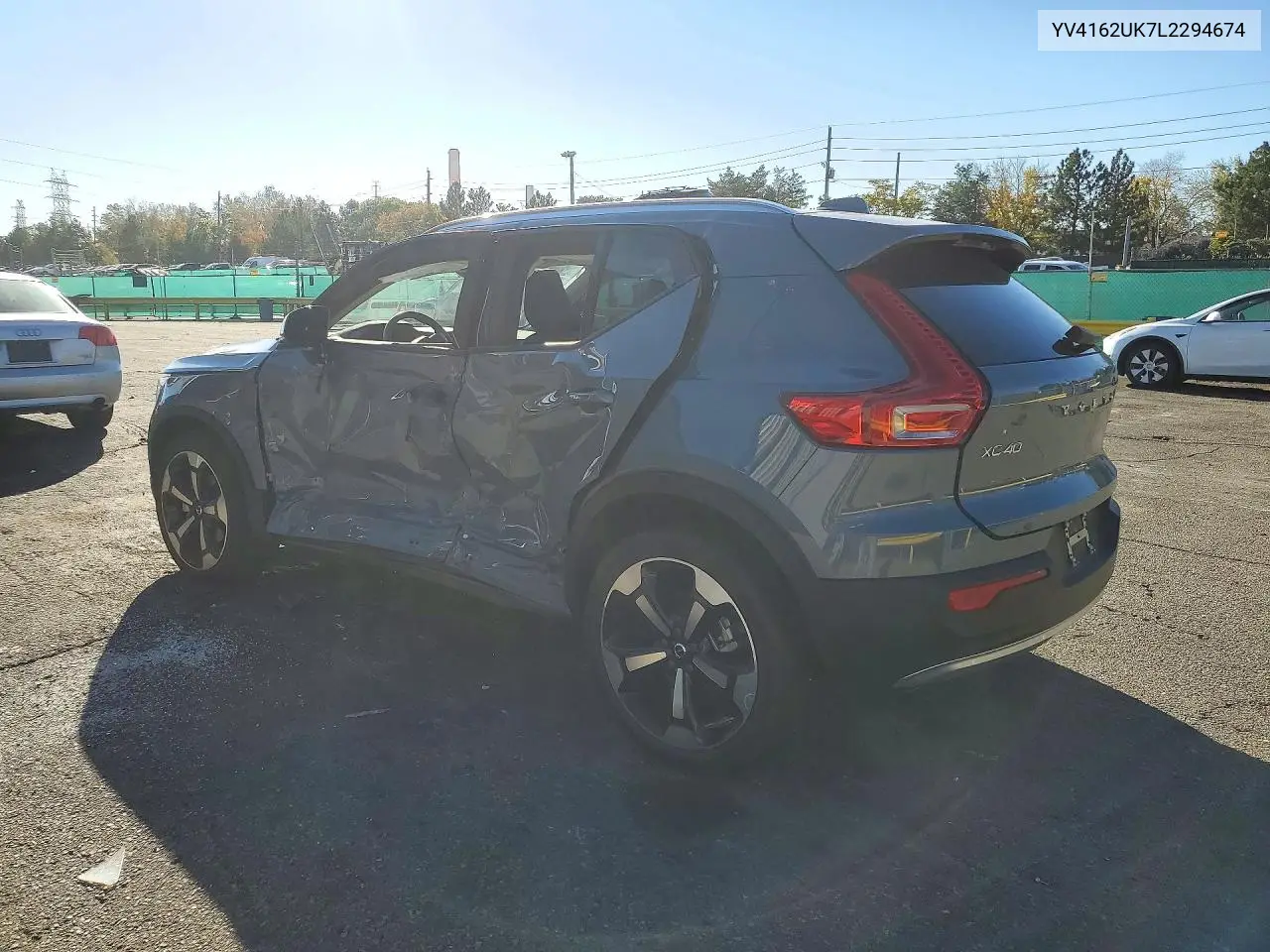 2020 VOLVO XC40 VIN YV4162UK7L2294674 — фото 2