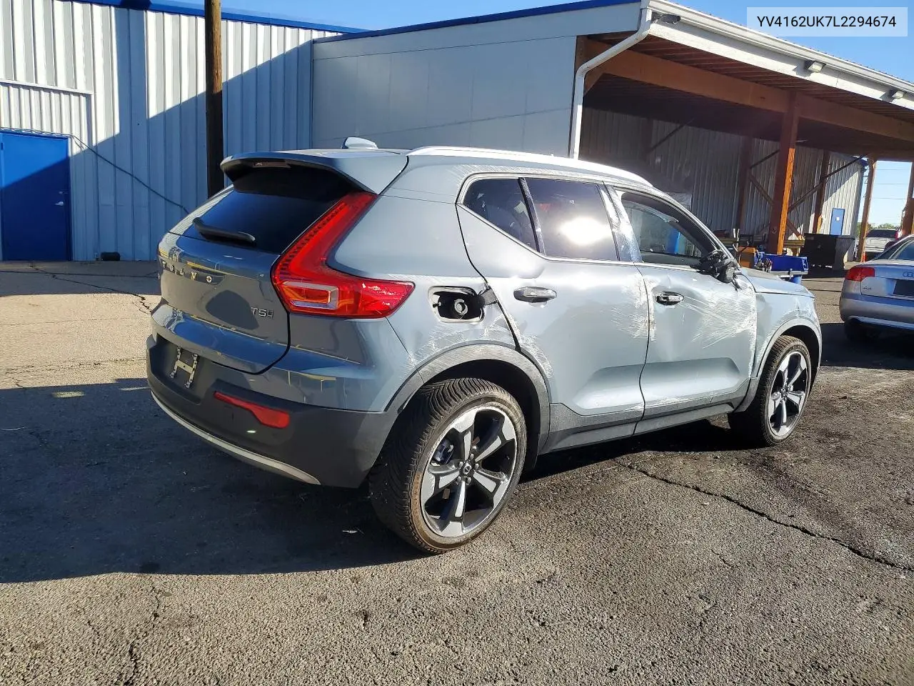 2020 VOLVO XC40 VIN YV4162UK7L2294674 — фото 3