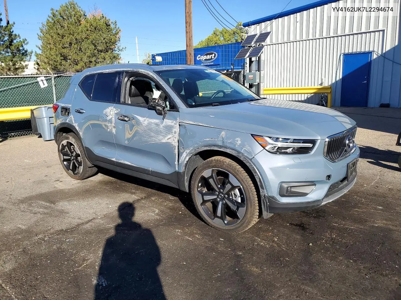 2020 VOLVO XC40 VIN YV4162UK7L2294674 — фото 4