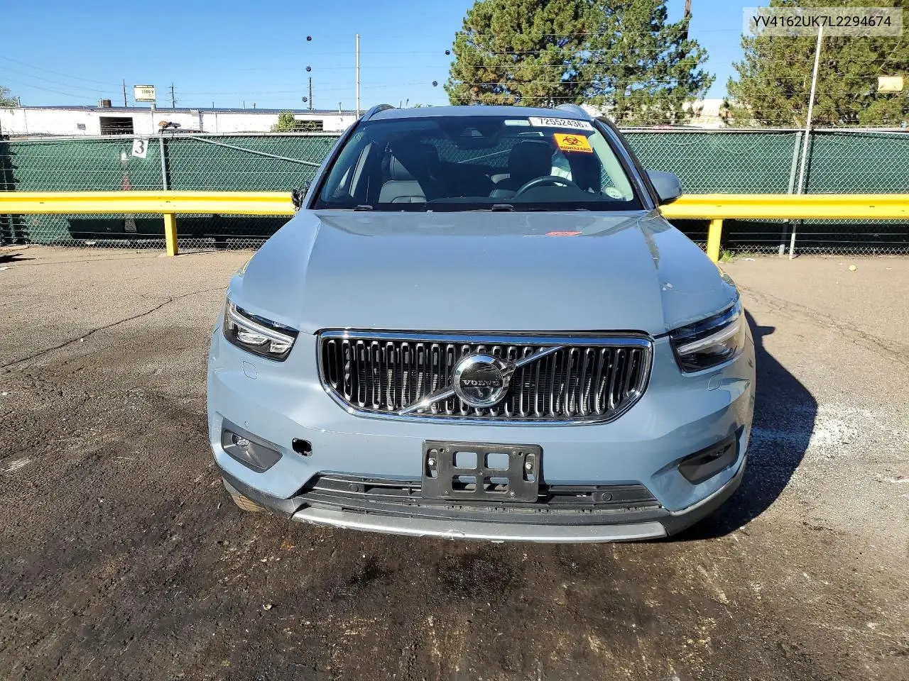 2020 VOLVO XC40 VIN YV4162UK7L2294674 — фото 5