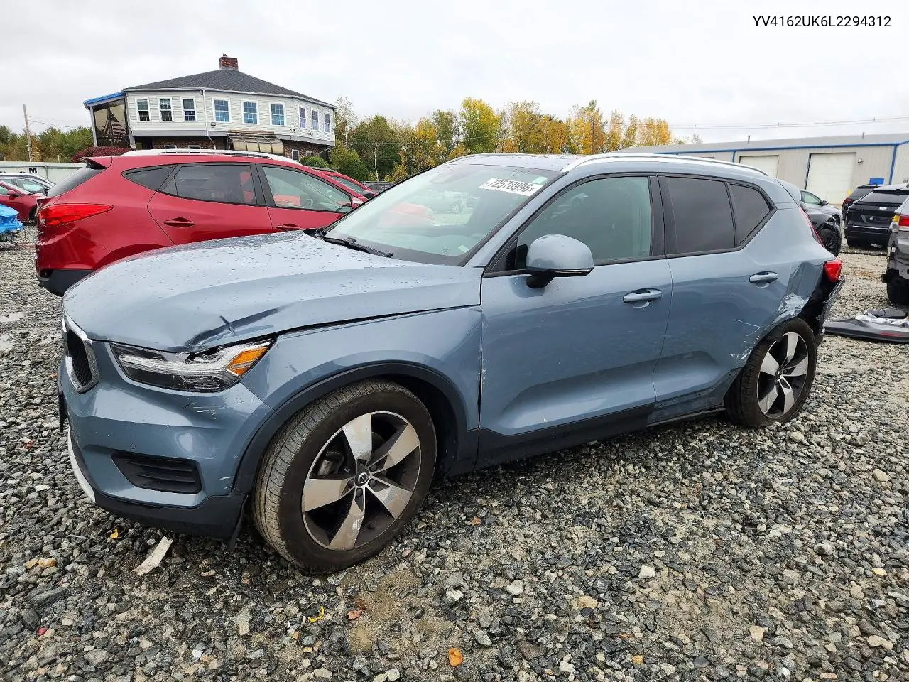 VOLVO XC40 2020, VIN YV4162UK6L2294312