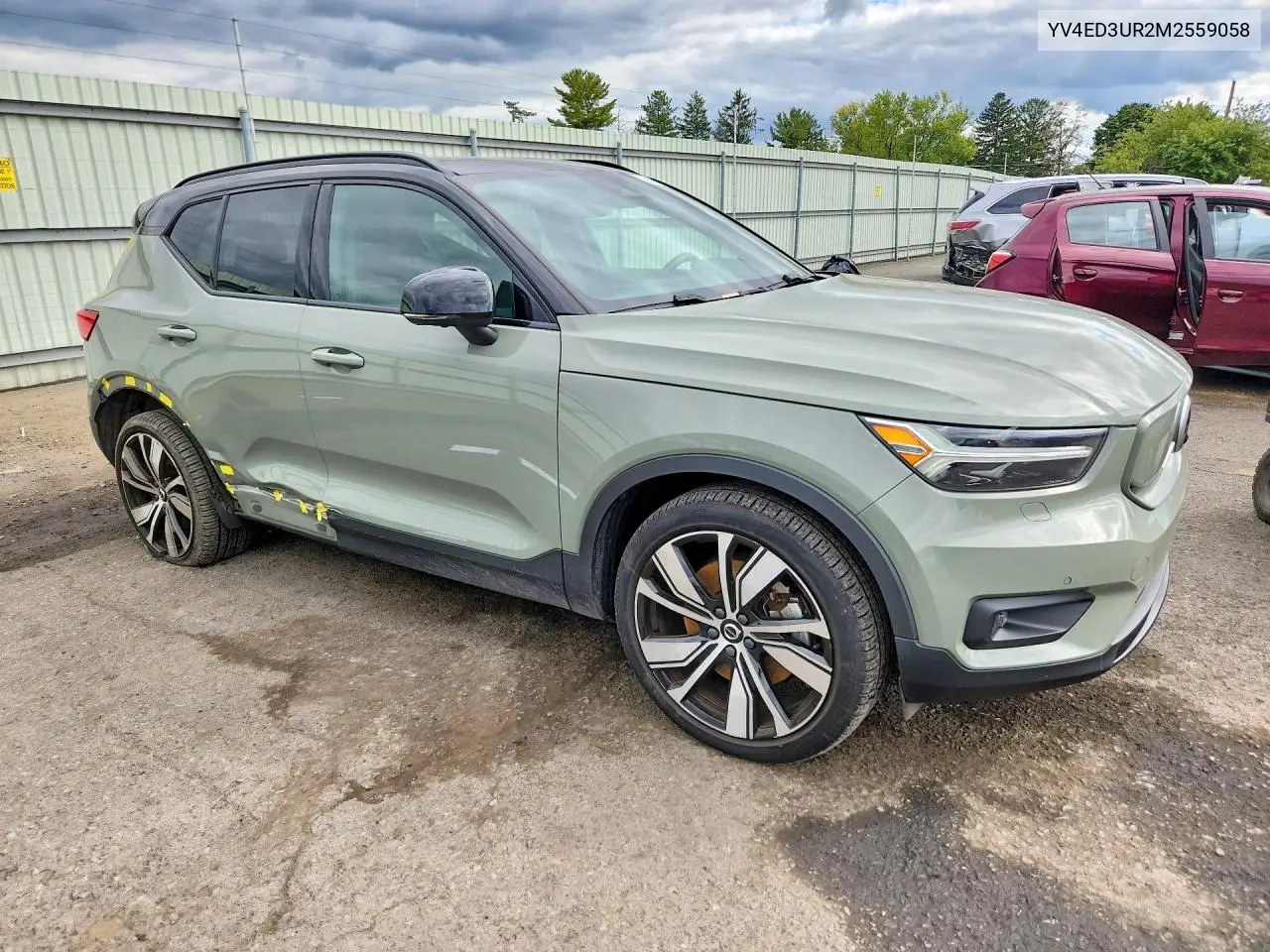 2021 VOLVO XC40 VIN YV4ED3UR2M2559058 — фото 4