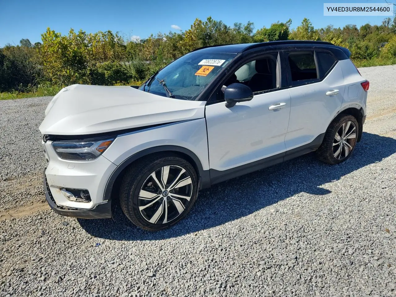 VOLVO XC40 2021, VIN YV4ED3UR8M2544600