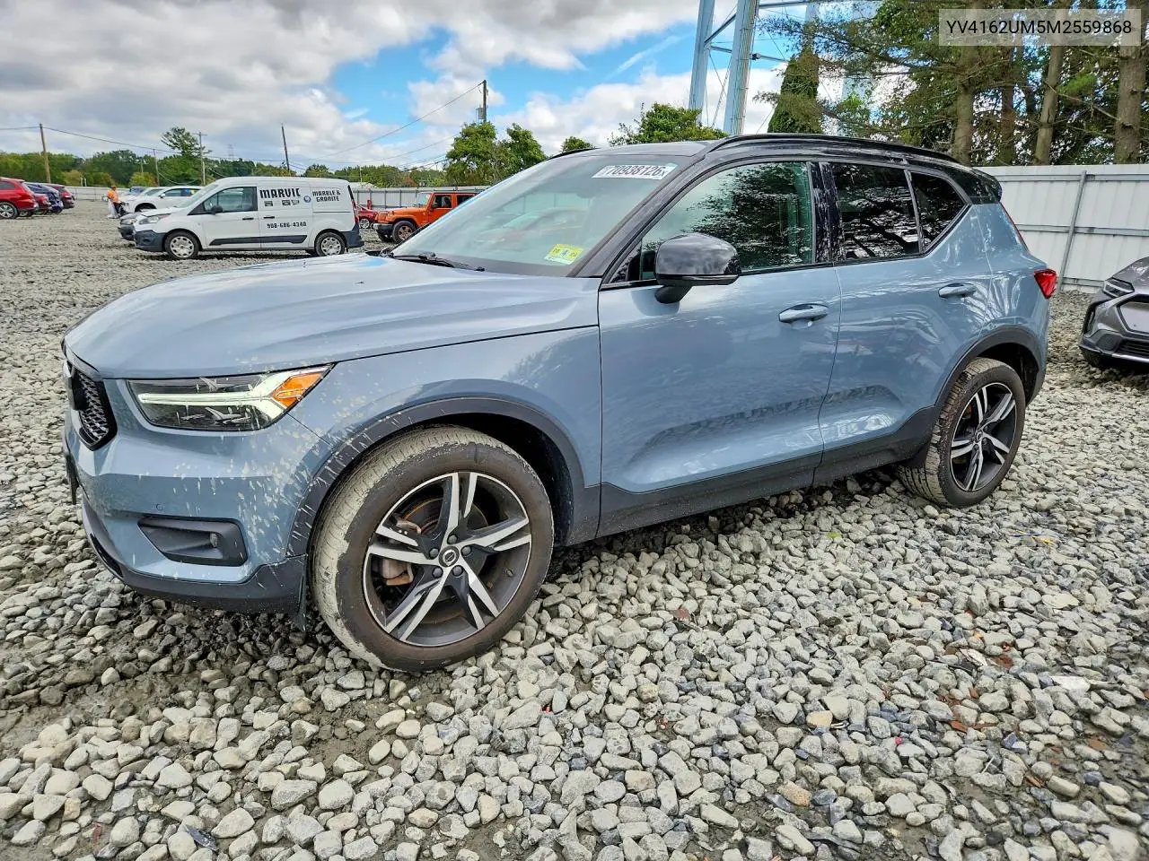 VOLVO XC40 2021, VIN YV4162UM5M2559868