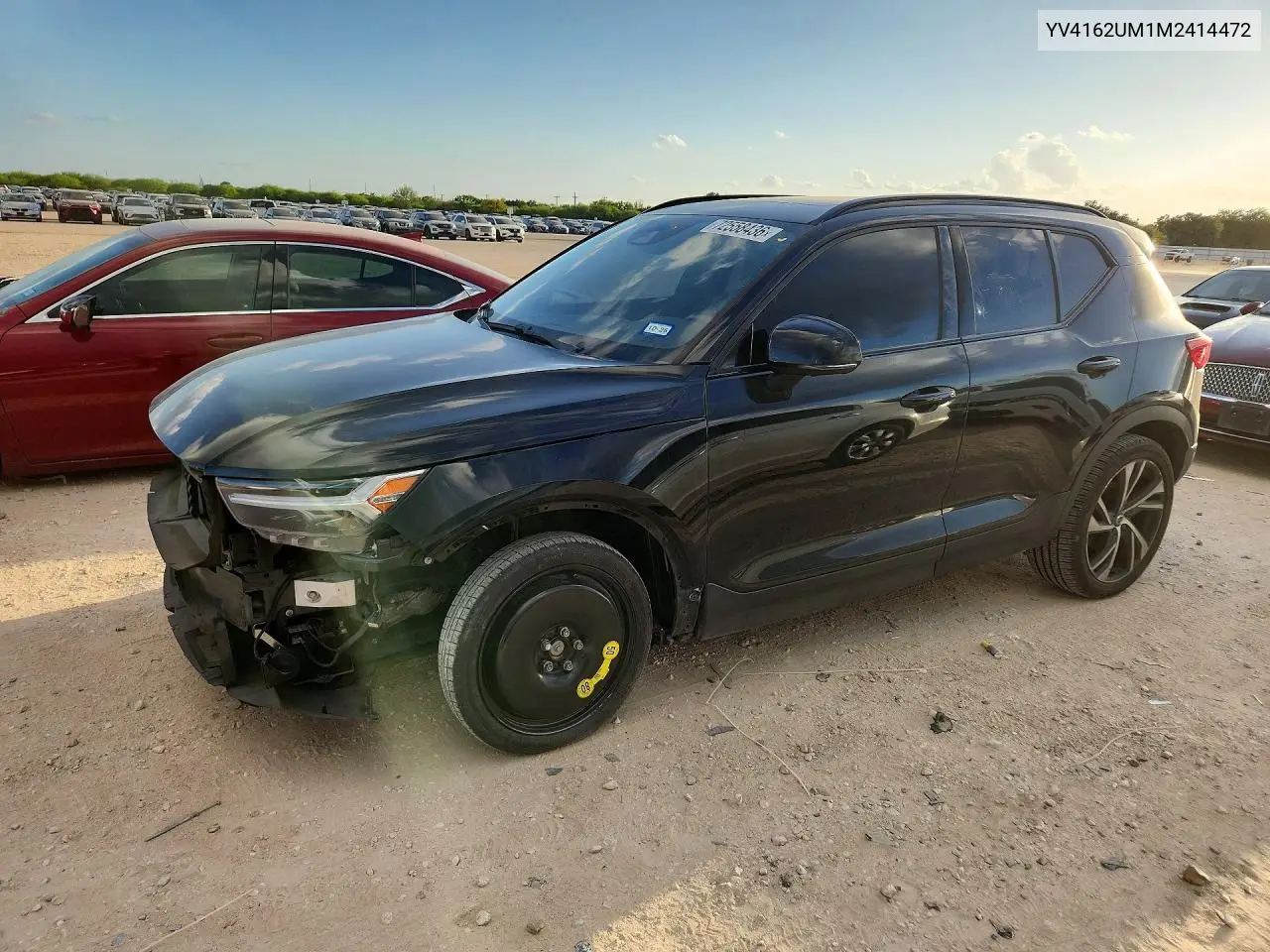 VOLVO XC40 2021, VIN YV4162UM1M2414472