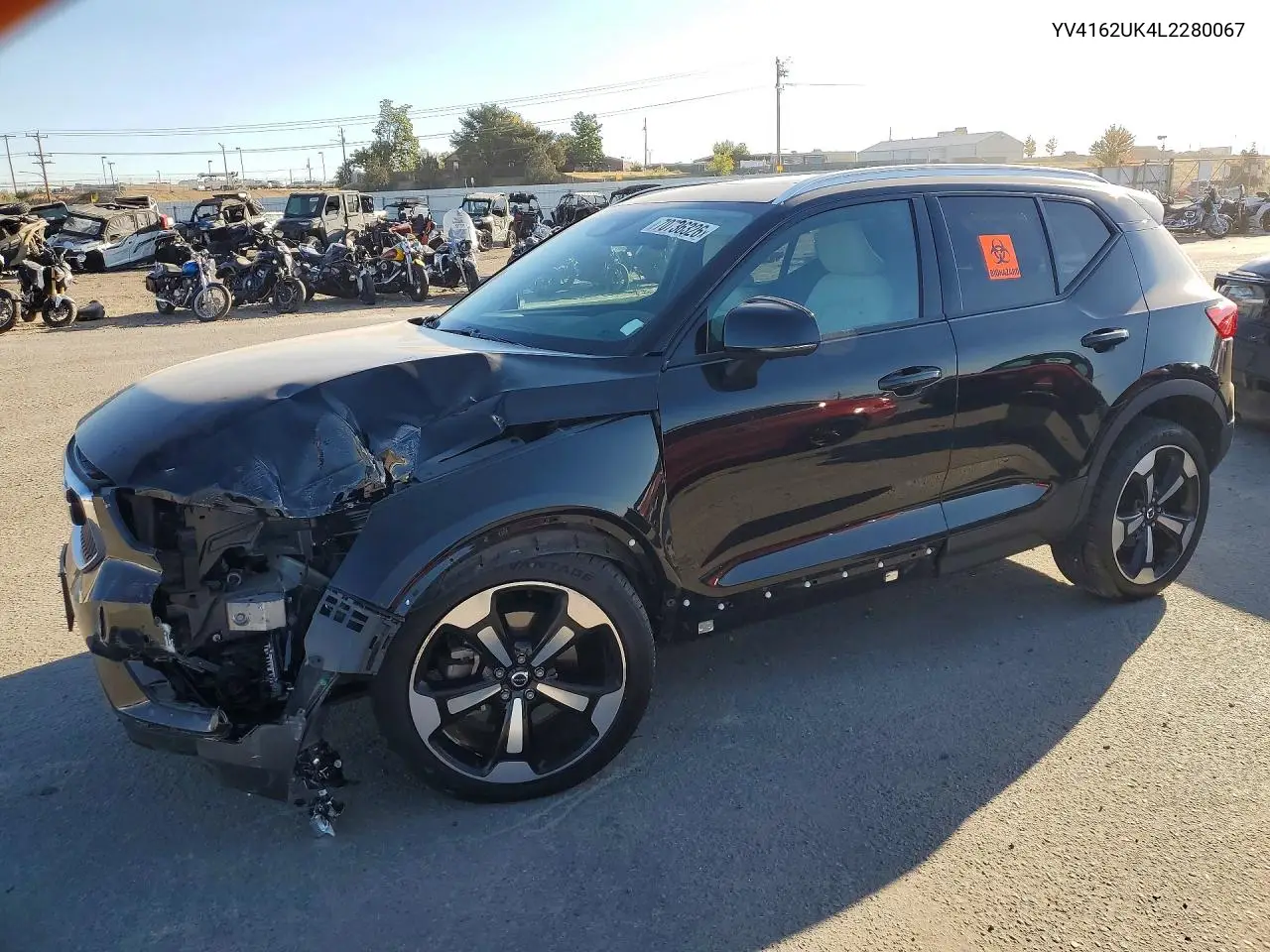 VOLVO XC40 2022, VIN YV4162UK4L2280067