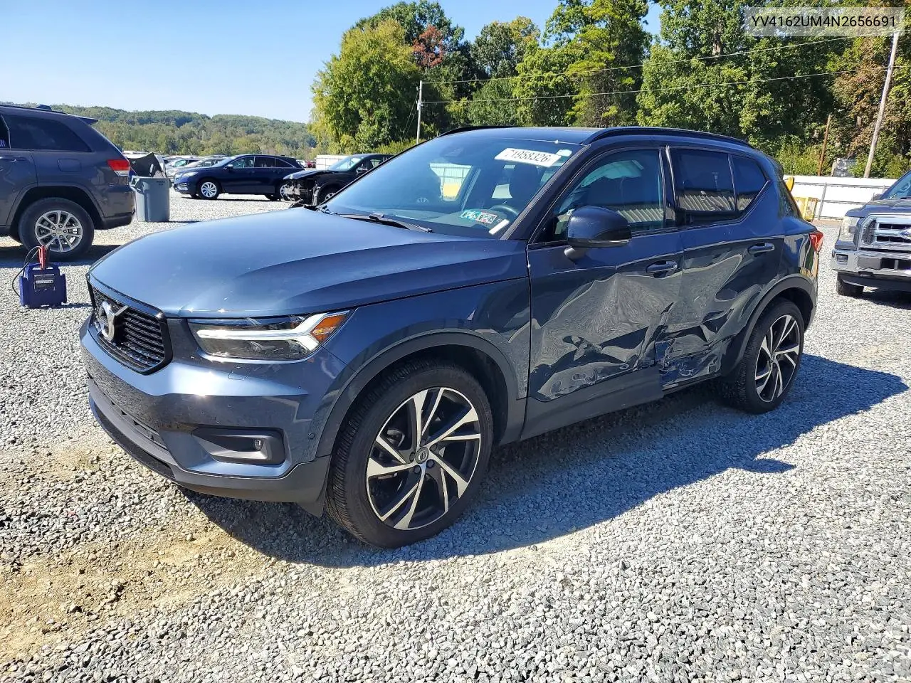 VOLVO XC40 2022, VIN YV4162UM4N2656691