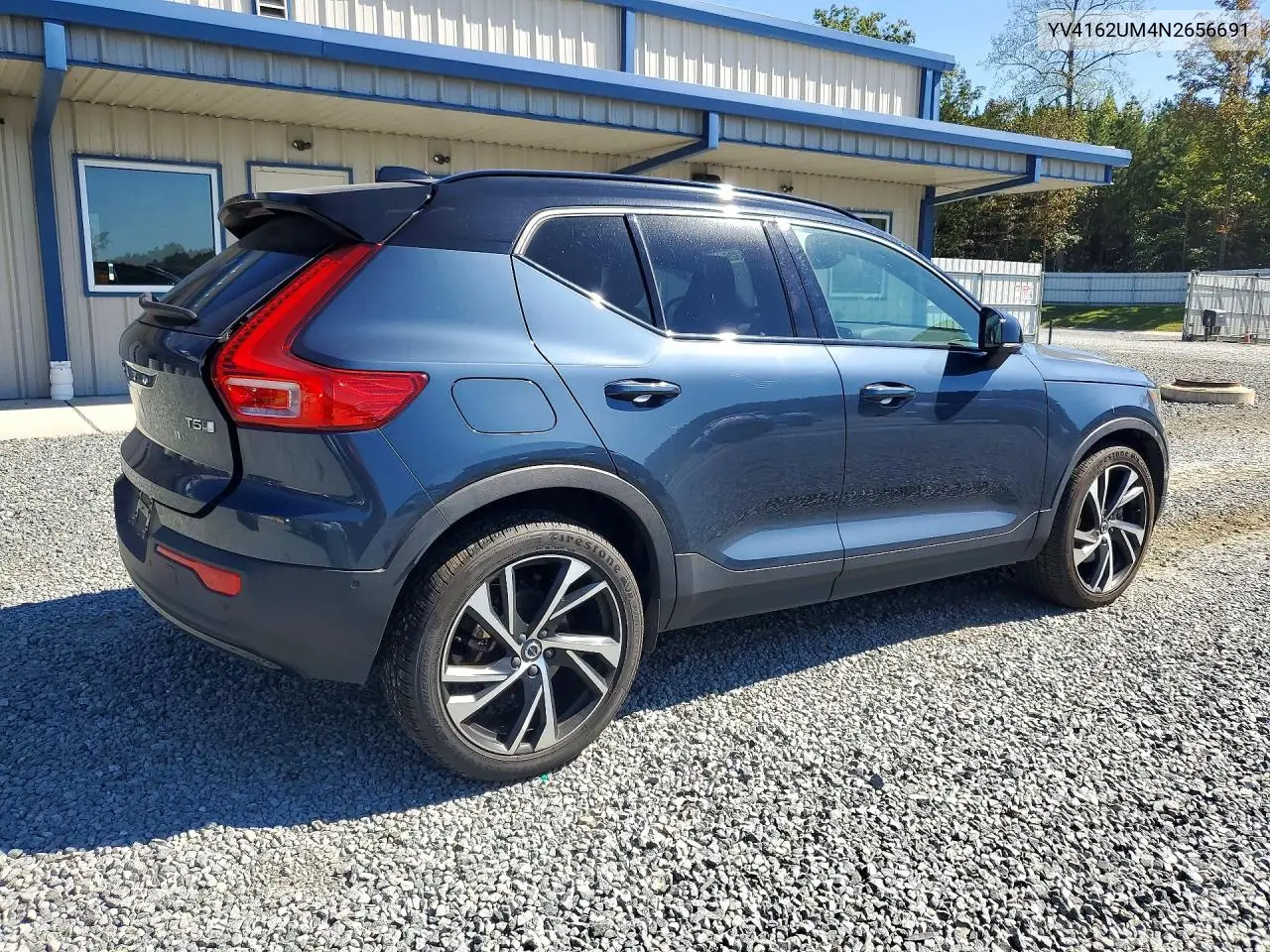 2022 VOLVO XC40 VIN YV4162UM4N2656691 — фото 3