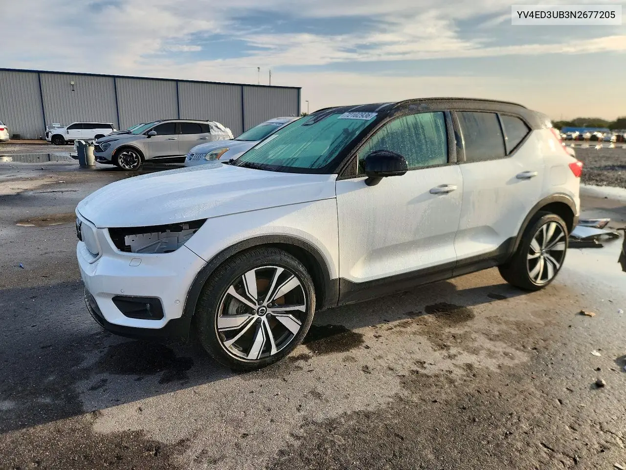 VOLVO XC40 2022, VIN YV4ED3UB3N2677205