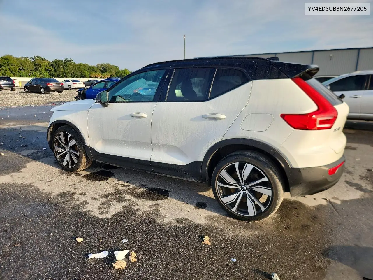 2022 VOLVO XC40 VIN YV4ED3UB3N2677205 — фото 2