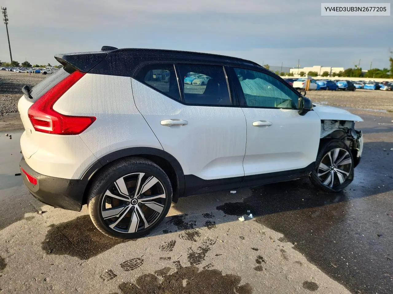 2022 VOLVO XC40 VIN YV4ED3UB3N2677205 — фото 3