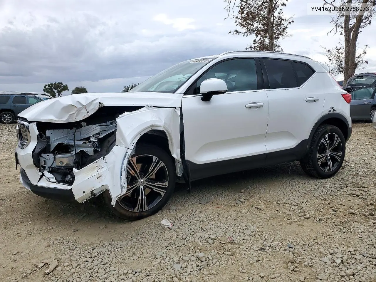 VOLVO XC40 2022, VIN YV4162UL3N2788073