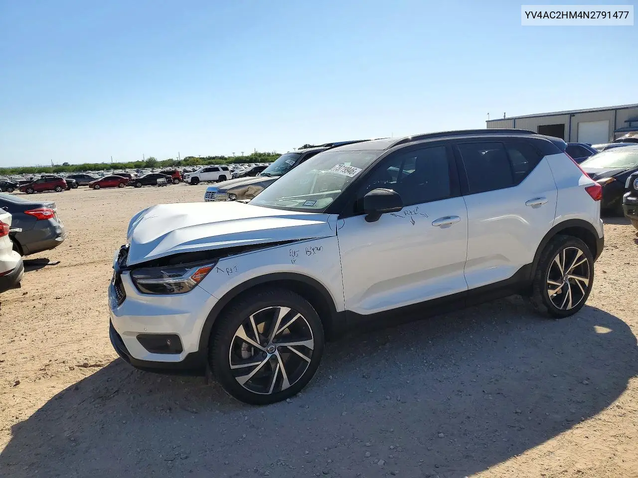 VOLVO XC40 2022, VIN YV4AC2HM4N2791477