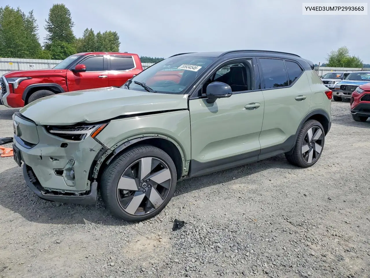 VOLVO XC40 2023, VIN YV4ED3UM7P2993663