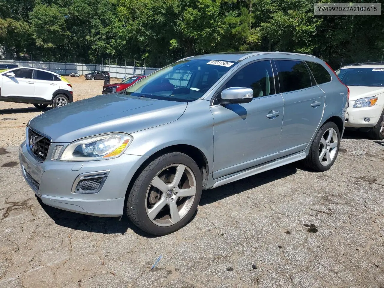 VOLVO XC60 2010, VIN YV4992DZ2A2102615