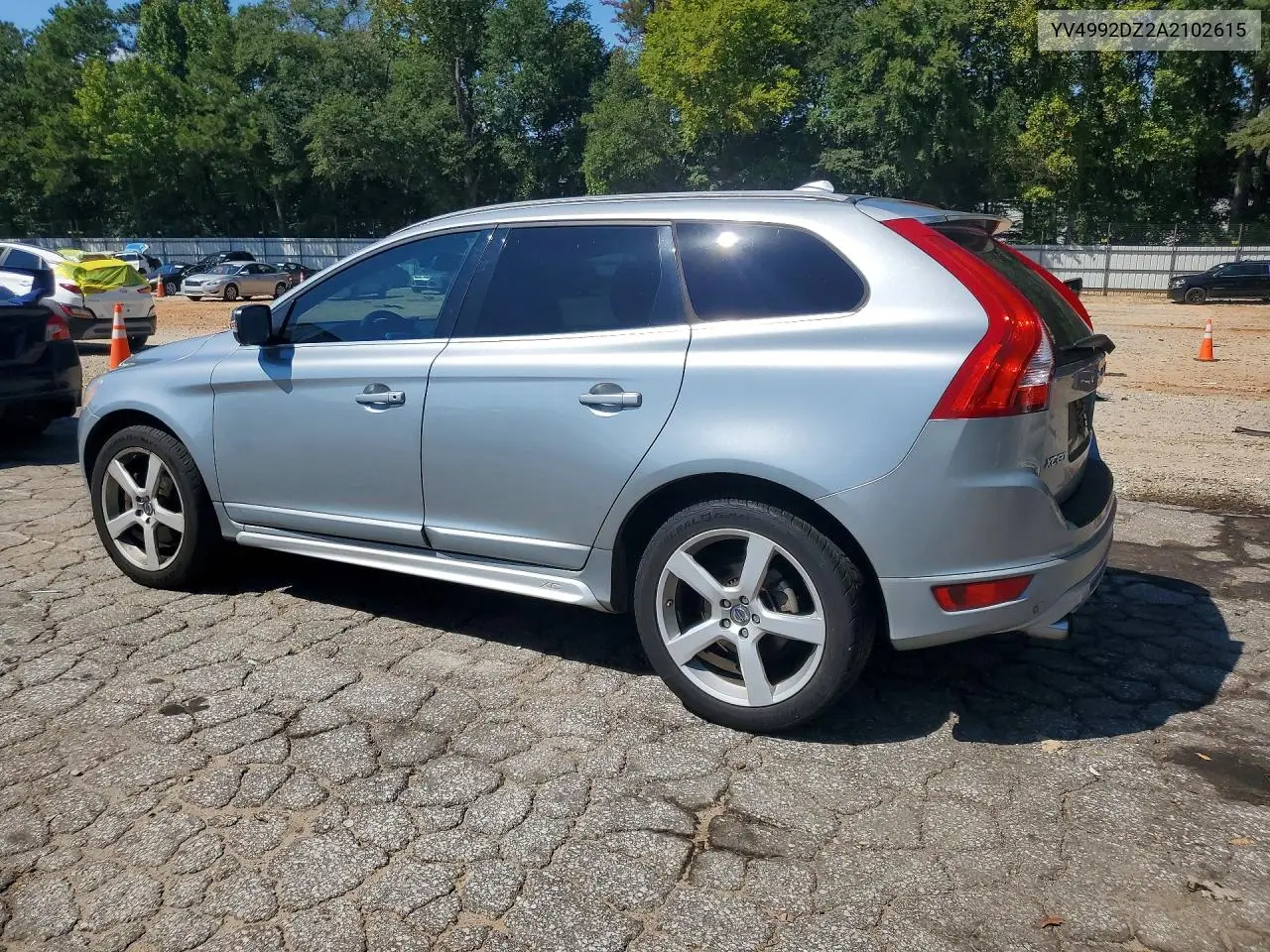 2010 VOLVO XC60 VIN YV4992DZ2A2102615 — фото 2