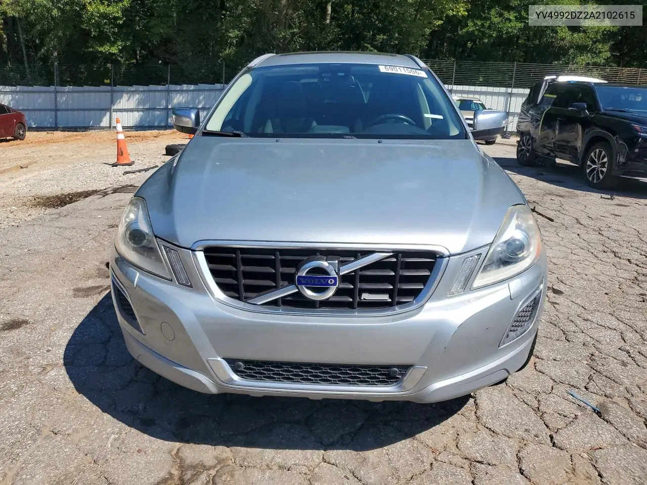 2010 VOLVO XC60 VIN YV4992DZ2A2102615 — фото 5
