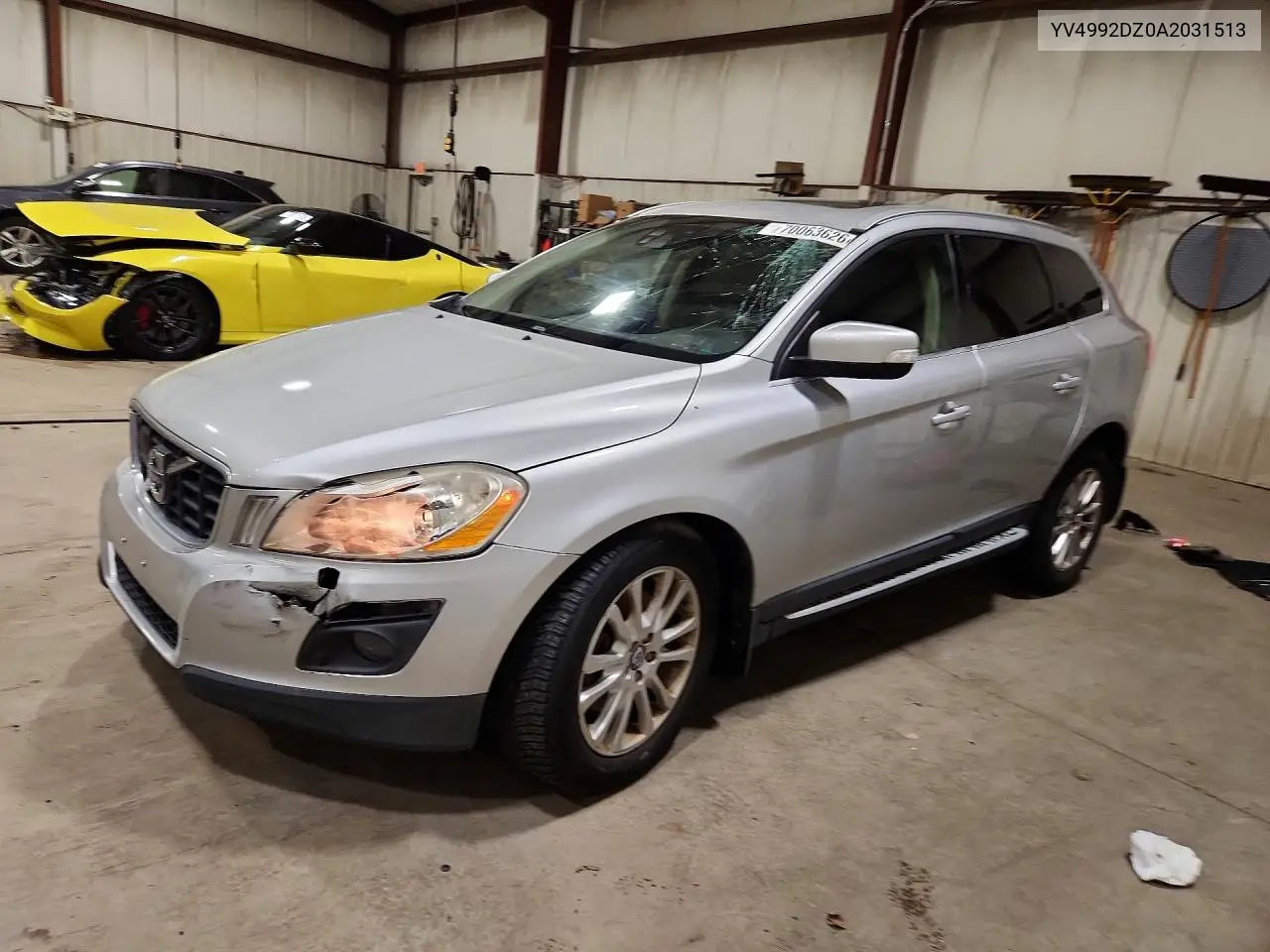 VOLVO XC60 2010, VIN YV4992DZ0A2031513