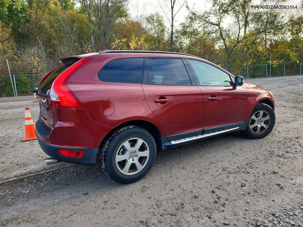 2010 VOLVO XC60 VIN YV4960DZ6A2083564 — фото 3