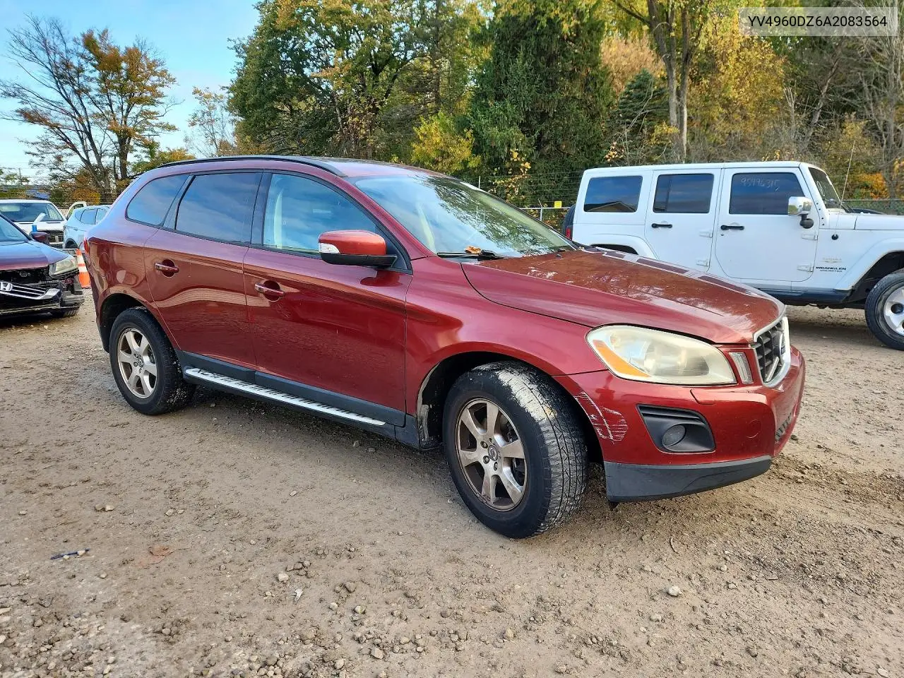 2010 VOLVO XC60 VIN YV4960DZ6A2083564 — фото 4
