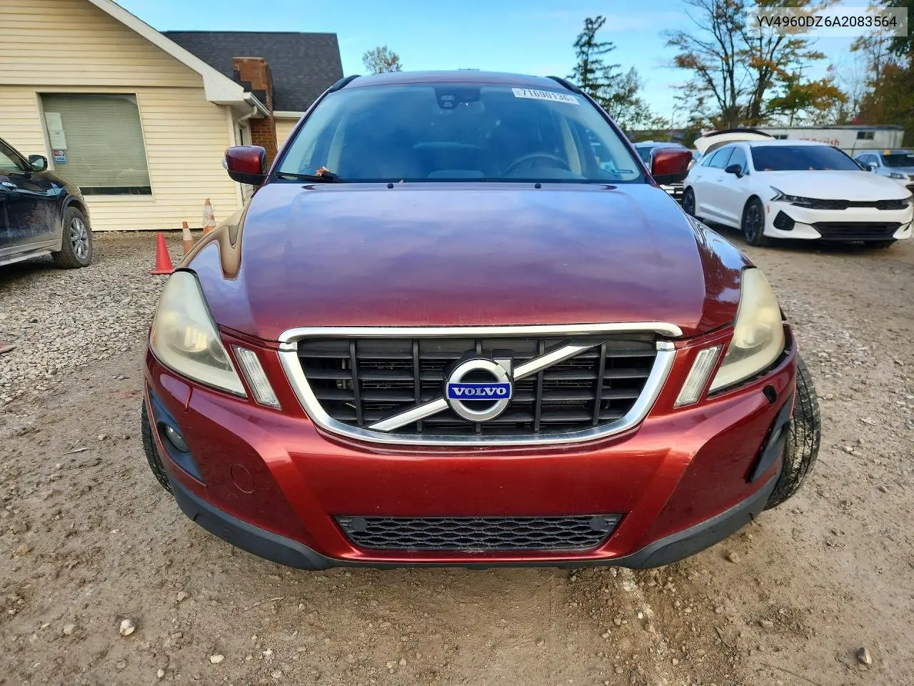 2010 VOLVO XC60 VIN YV4960DZ6A2083564 — фото 5
