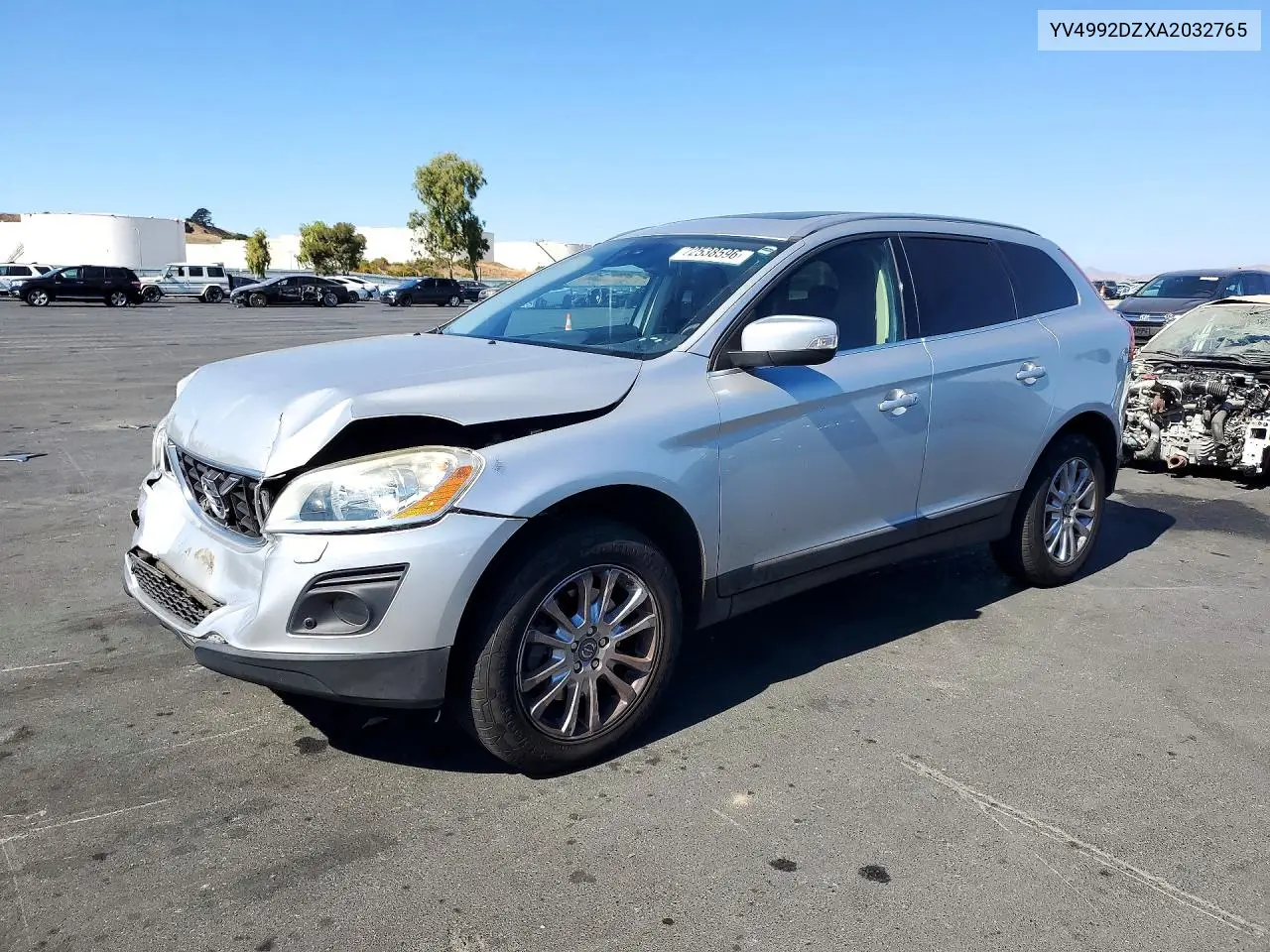 VOLVO XC60 2010, VIN YV4992DZXA2032765