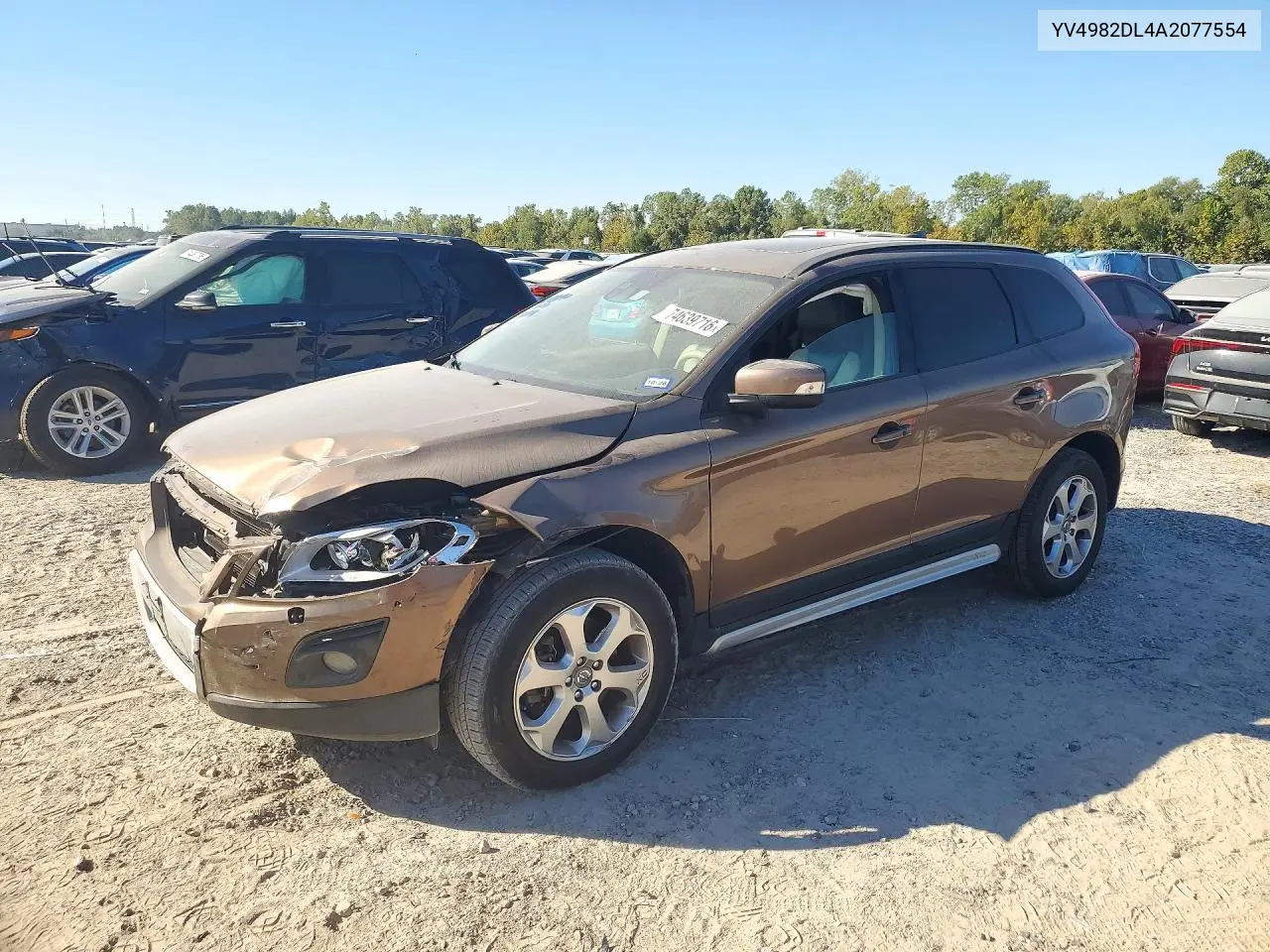VOLVO XC60 2010, VIN YV4982DL4A2077554
