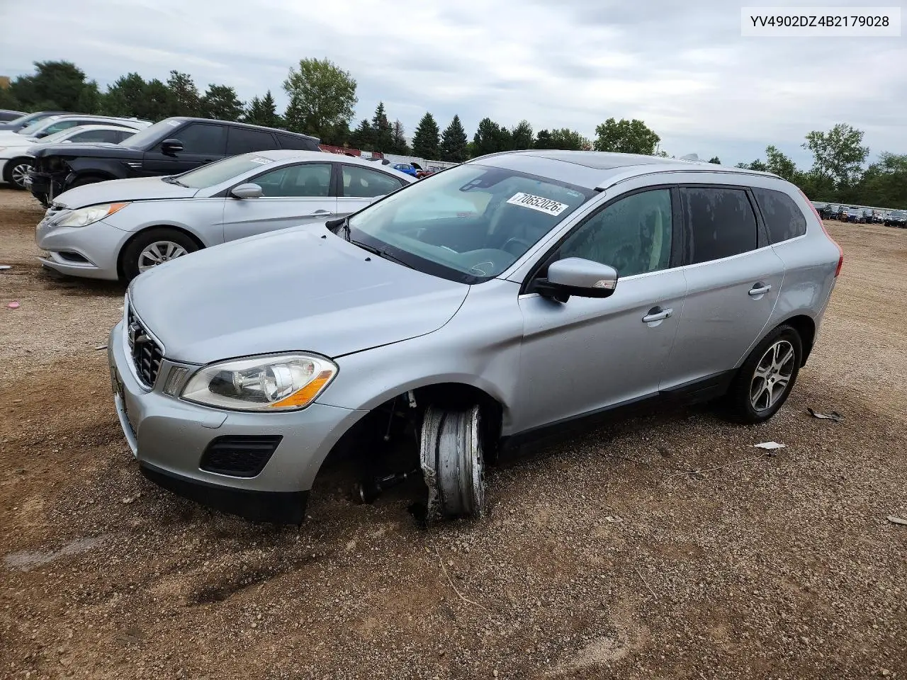 VOLVO XC60 2011, VIN YV4902DZ4B2179028