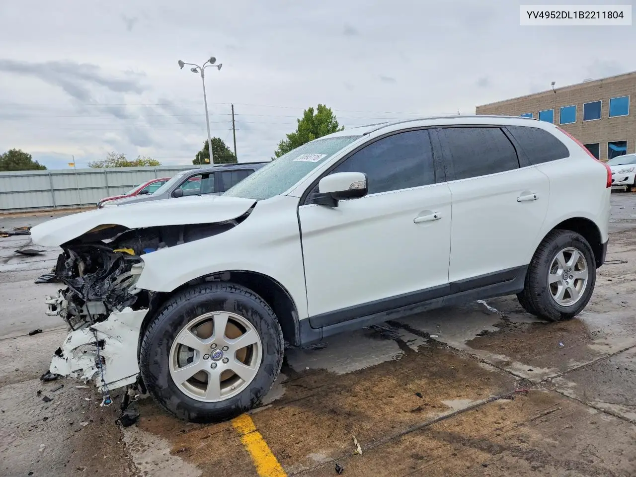 VOLVO XC60 2011, VIN YV4952DL1B2211804