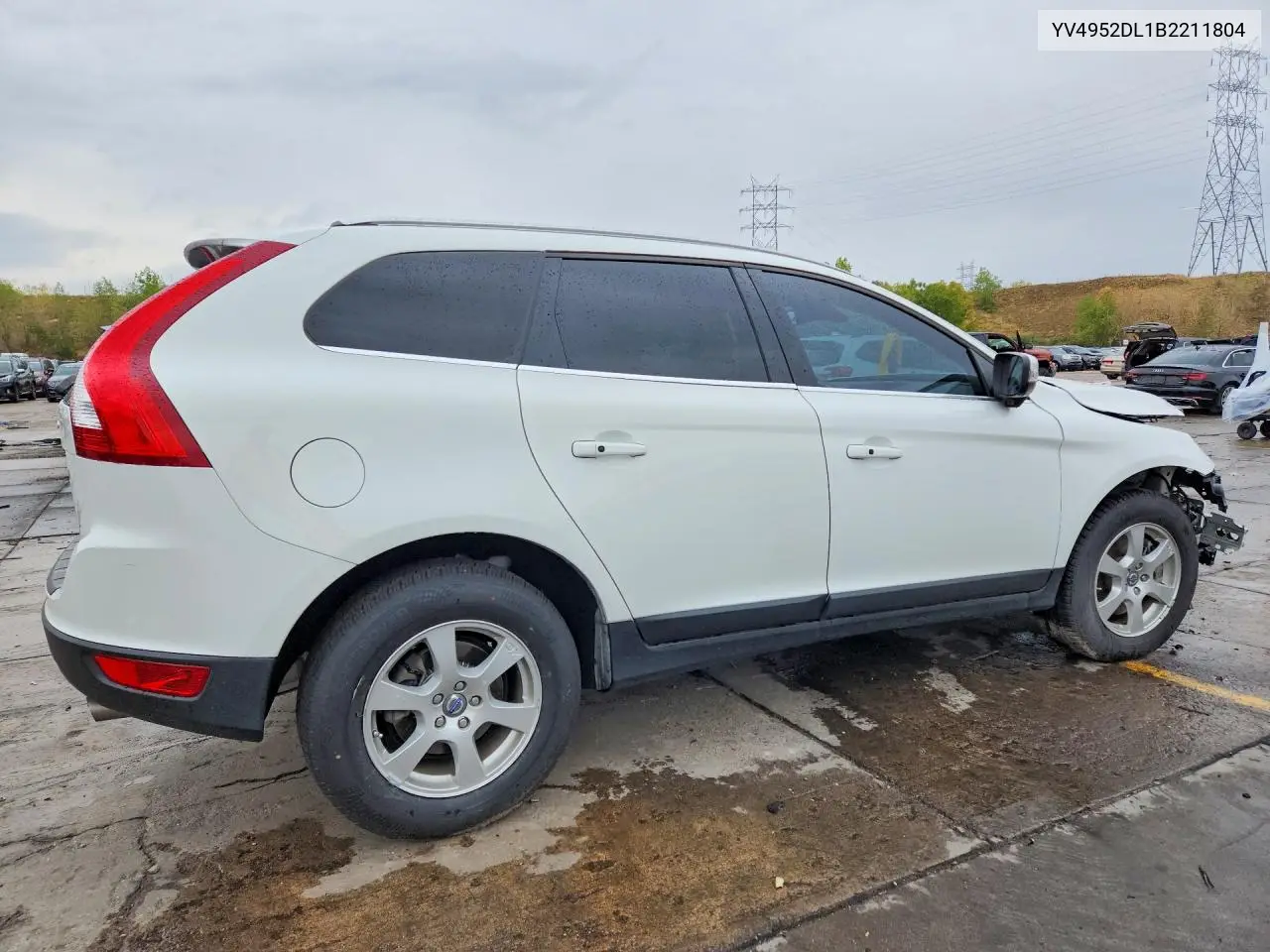 2011 VOLVO XC60 VIN YV4952DL1B2211804 — фото 3