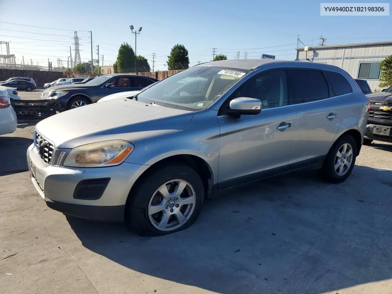 VOLVO XC60 2011, VIN YV4940DZ1B2198306