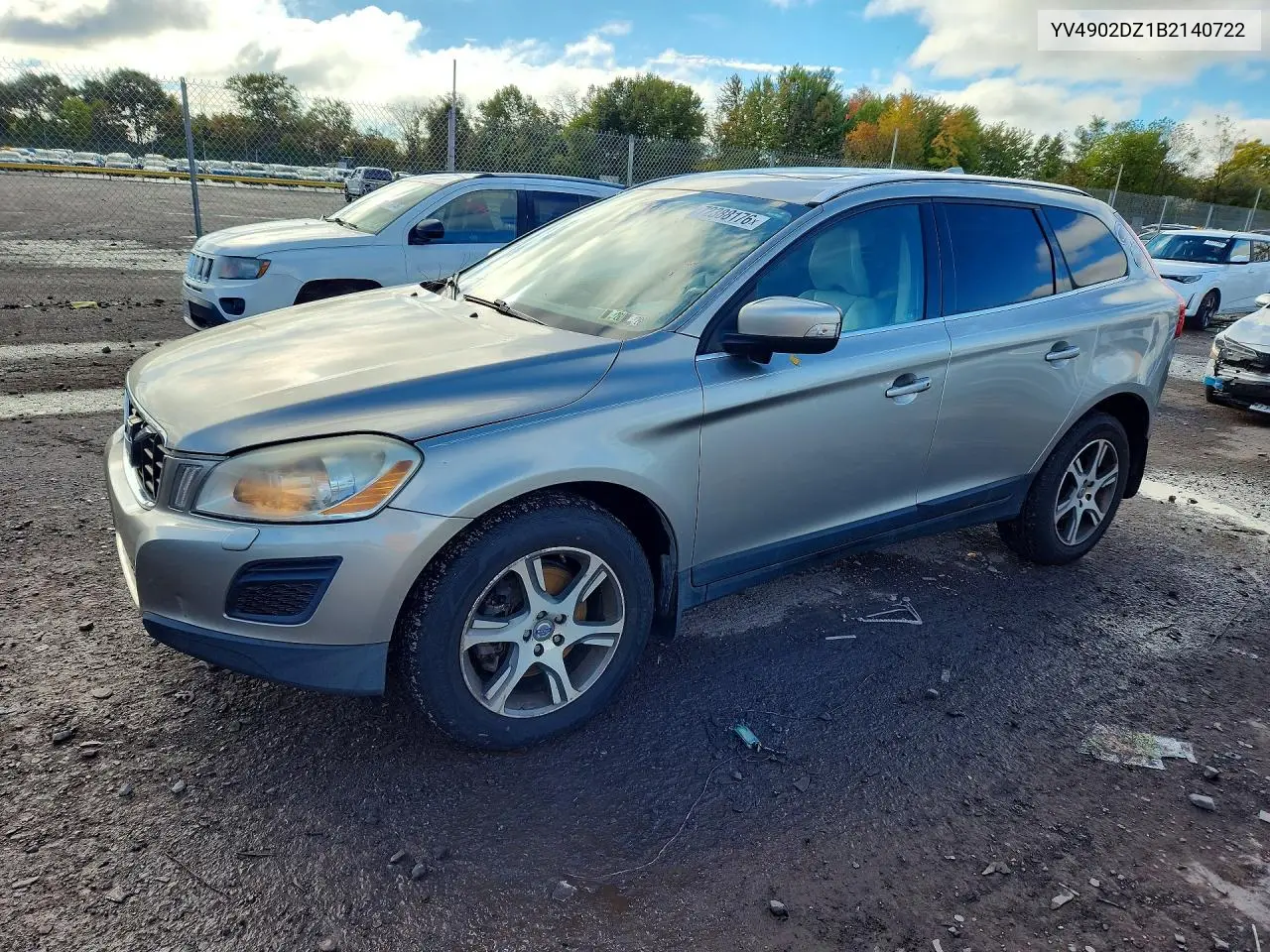 VOLVO XC60 2011, VIN YV4902DZ1B2140722