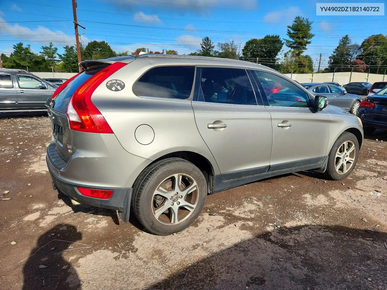 2011 VOLVO XC60 VIN YV4902DZ1B2140722 — фото 3