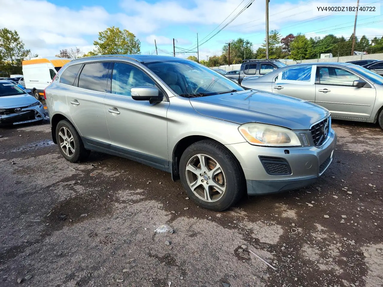 2011 VOLVO XC60 VIN YV4902DZ1B2140722 — фото 4