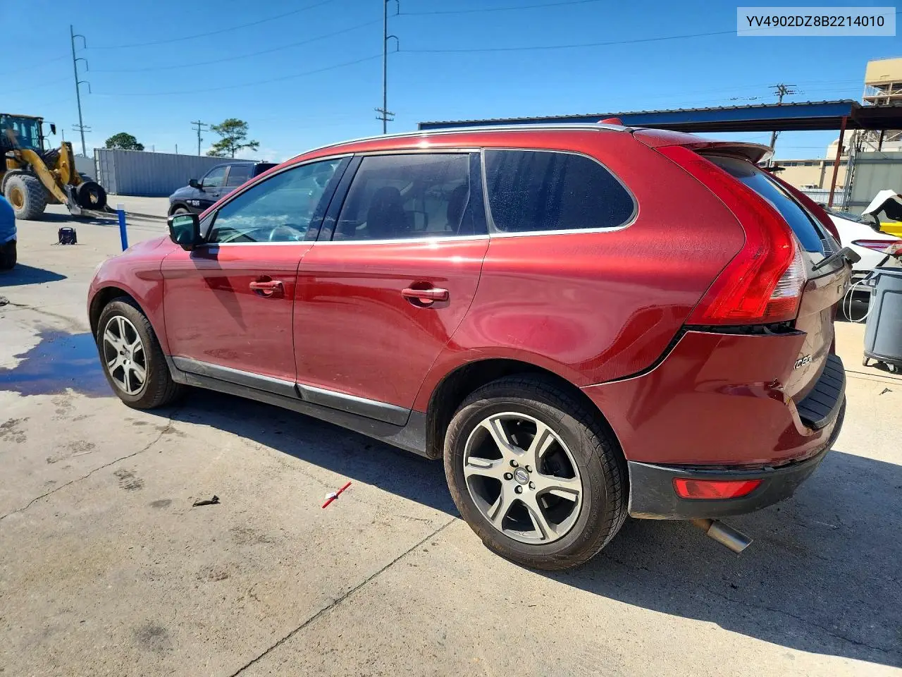 2011 VOLVO XC60 VIN YV4902DZ8B2214010 — фото 2