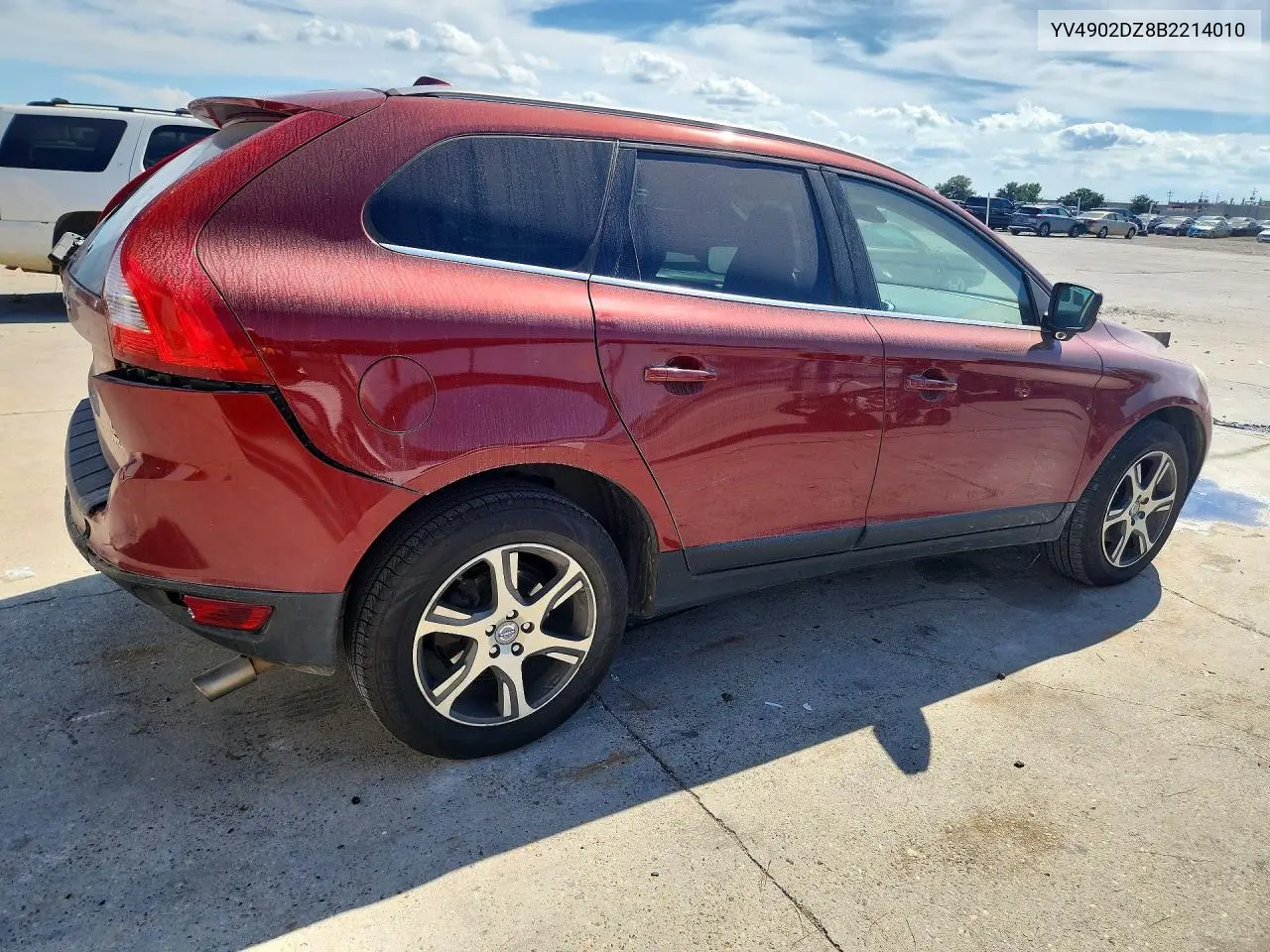 2011 VOLVO XC60 VIN YV4902DZ8B2214010 — фото 3