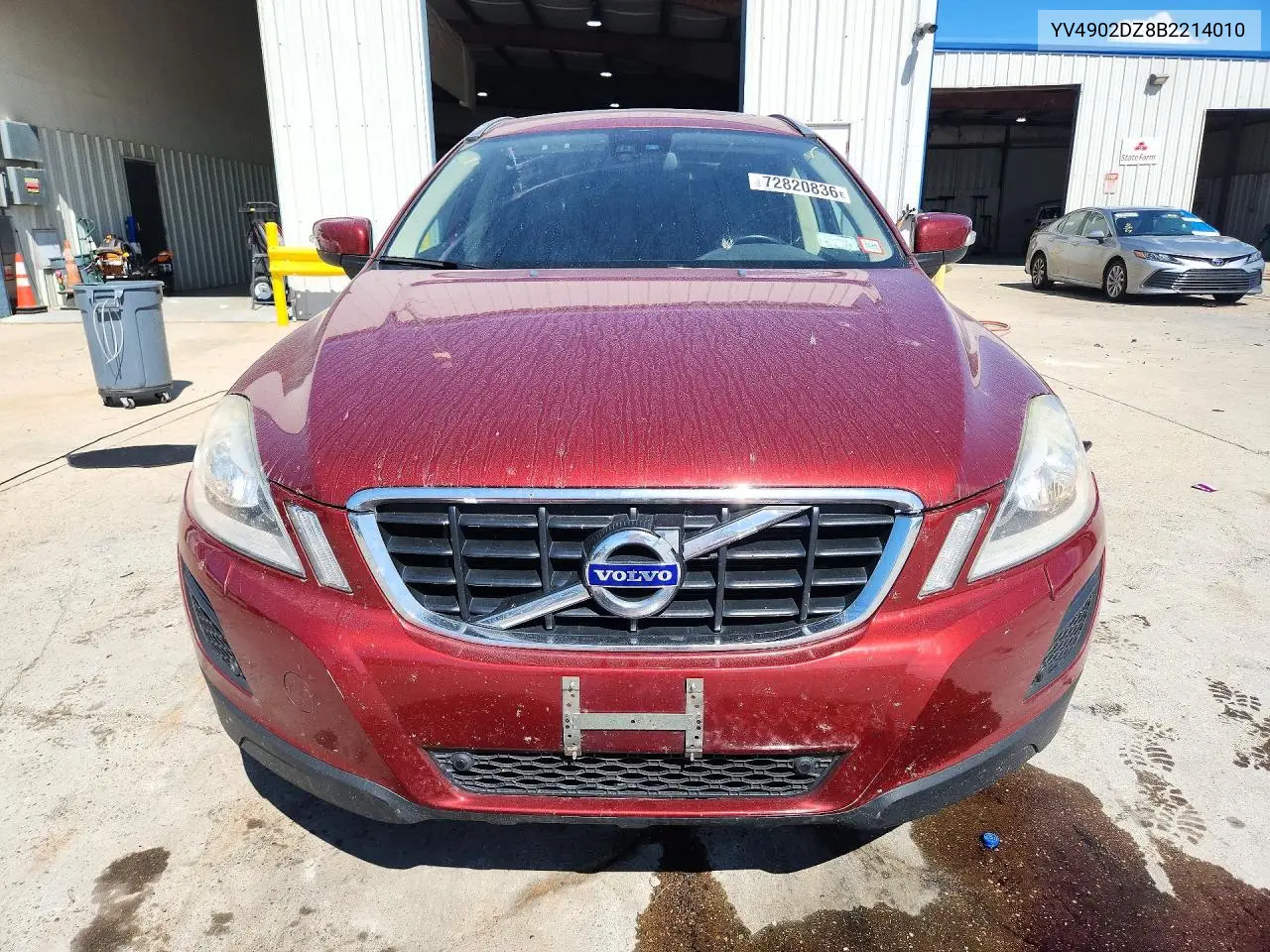 2011 VOLVO XC60 VIN YV4902DZ8B2214010 — фото 5