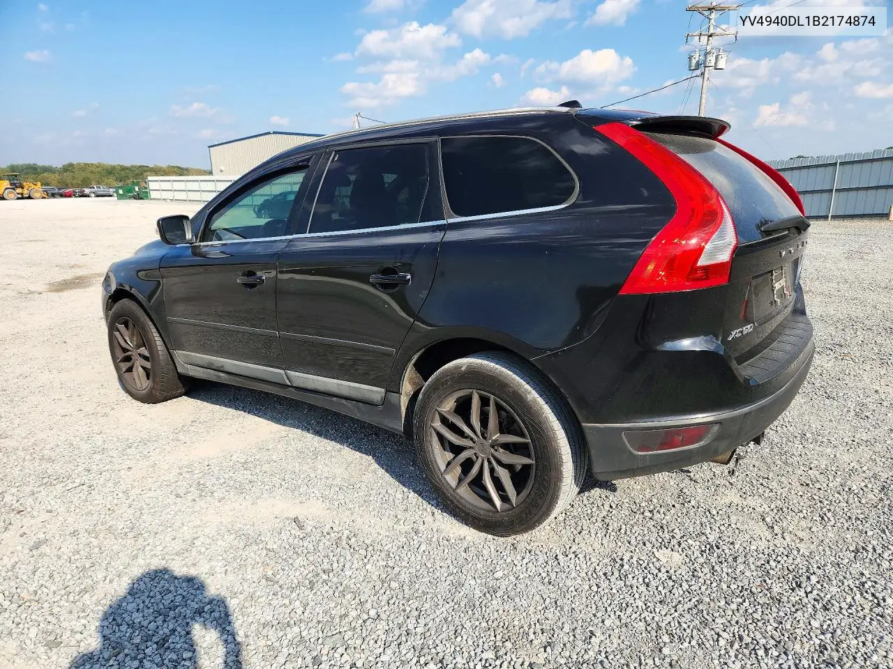 2011 VOLVO XC60 VIN YV4940DL1B2174874 — фото 2