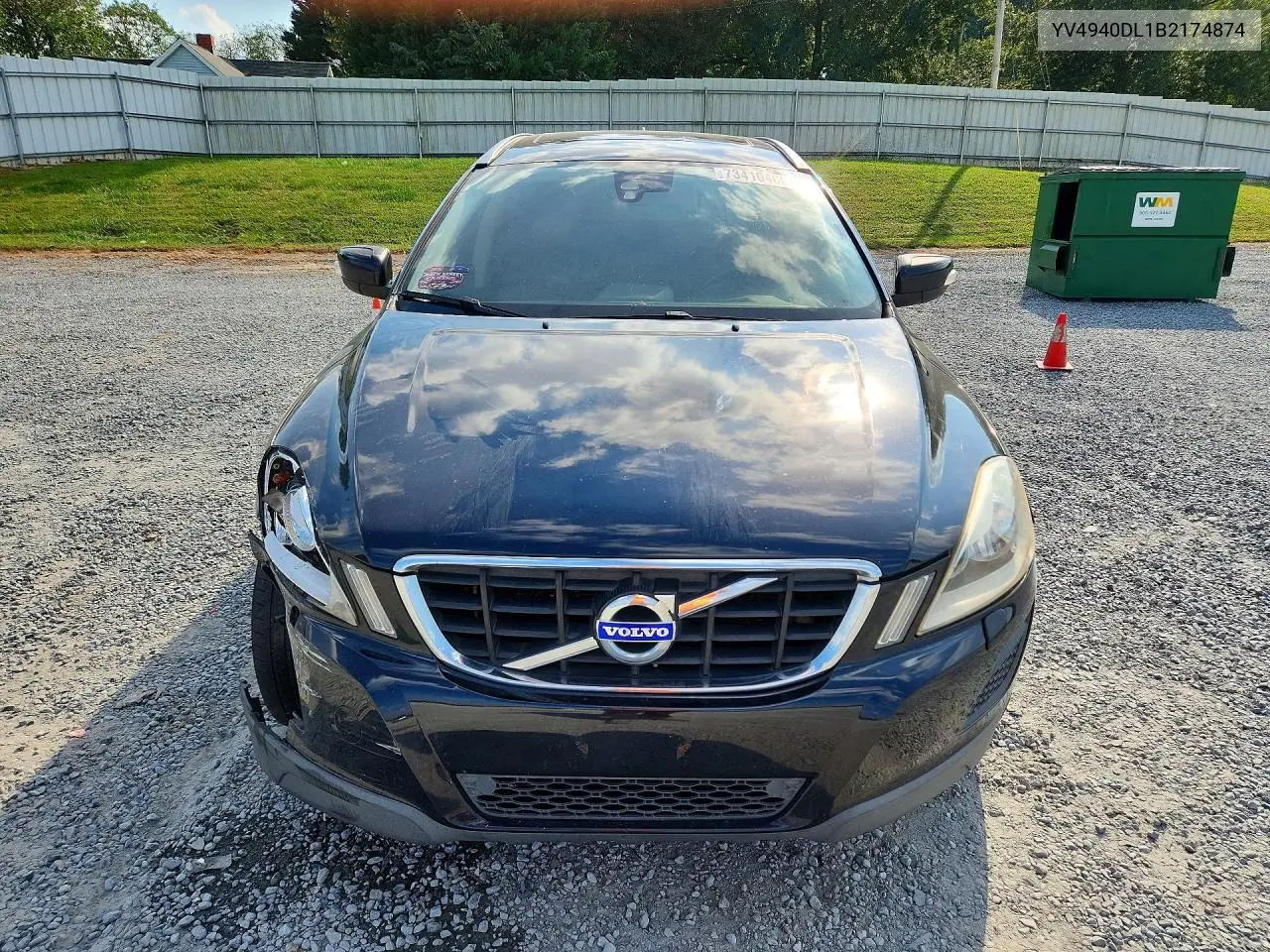 2011 VOLVO XC60 VIN YV4940DL1B2174874 — фото 5