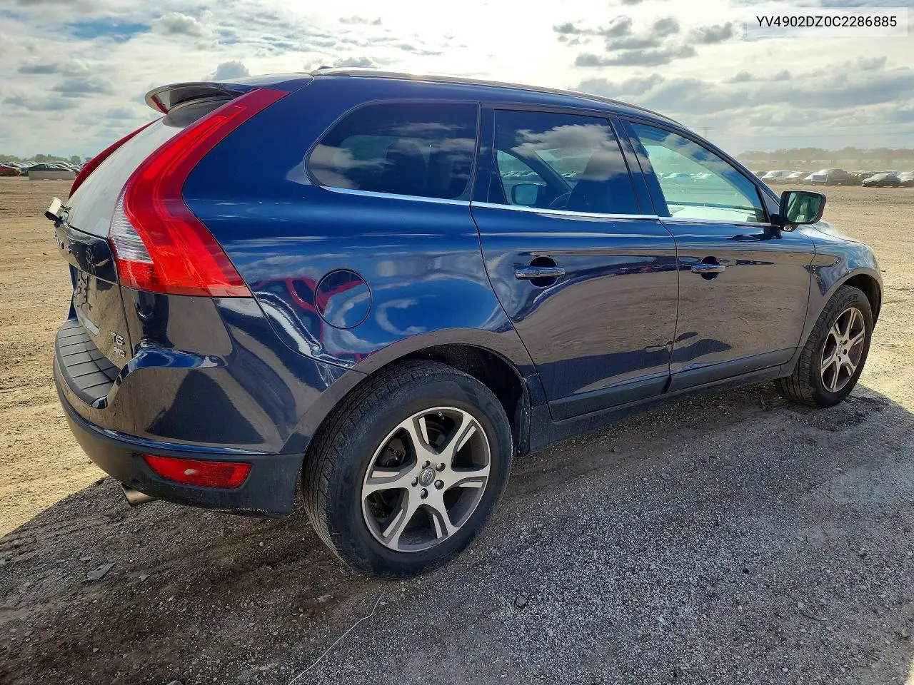 2012 VOLVO XC60 VIN YV4902DZ0C2286885 — фото 3
