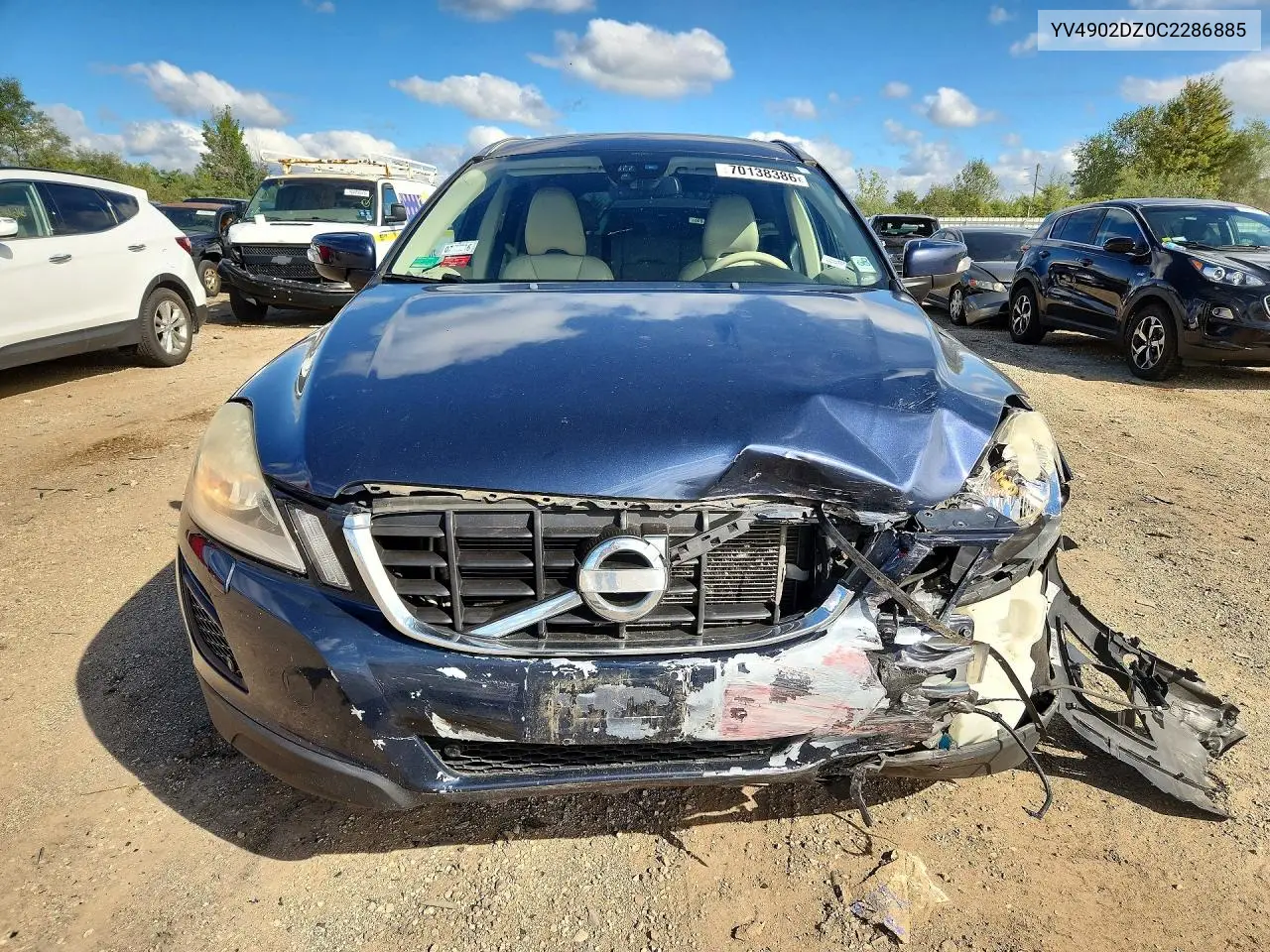 2012 VOLVO XC60 VIN YV4902DZ0C2286885 — фото 5