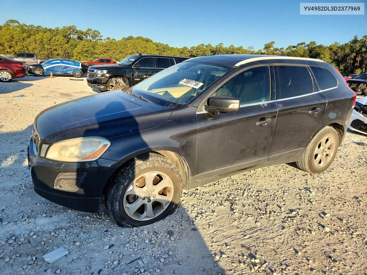 VOLVO XC60 2013, VIN YV4952DL3D2377969